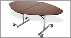 fr-4872-c429 eliptical Mobile Table without Seating