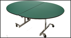 fr-6072-c429 oval Mobile Table without Seating