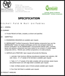 Specifications for UniTable