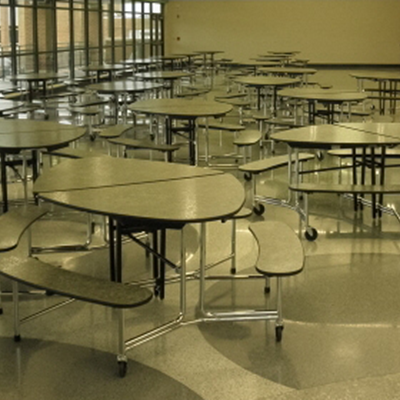 Cafeteria Tables w/ Seating
